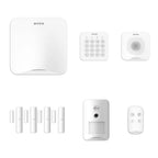 Annke All-in-One Wireless Alarm System, Smart Home Security Kit with PIR Camera Detector, Keypad, Magnetic Contact, Control Panel, Indoor Sounder, Remote Keyfob, LAN Module