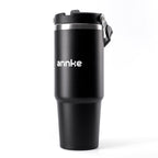 Annke 32 oz Stainless Steel Insulated Tumbler, with Straw & Handle,  Vacuum Double Wall Thermal Bottle, for Travel, Gym, Office & Outdoor