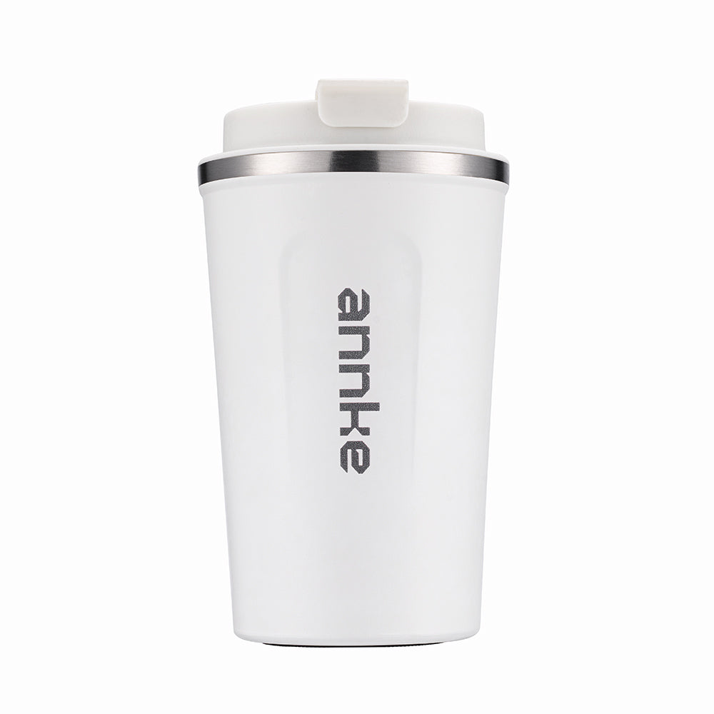 Annke 13 oz Stainless Steel Coffee Mug, Double Wall Vacuum Insulated Tumbler with Lid, Portable Travel Mug, Shatterproof & Leak-Resistant, Outdoor Thermos Cup for Hot & Cold Drinks