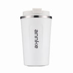 Annke 13 oz Stainless Steel Coffee Mug, Double Wall Vacuum Insulated Tumbler with Lid, Portable Travel Mug, Shatterproof & Leak-Resistant, Outdoor Thermos Cup for Hot & Cold Drinks