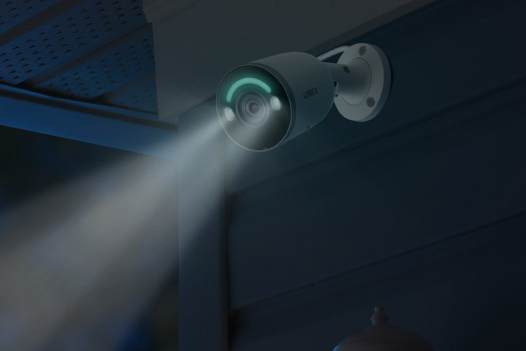 Lorex H Series H14 4K IP Wired Bullet Security Camera with Smart Security Lighting and Smart Motion Detection