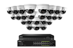 Lorex Elite Series 4K 32 Camera Capable 8TB Wired NVR System with 8MP (4K) A10 IP Dome Cameras