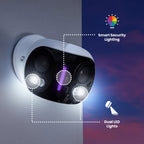 Lorex Halo Series H20 4K IP Wired Dual Lens Security Camera with Smart Security Lighting and Smart Motion Detection