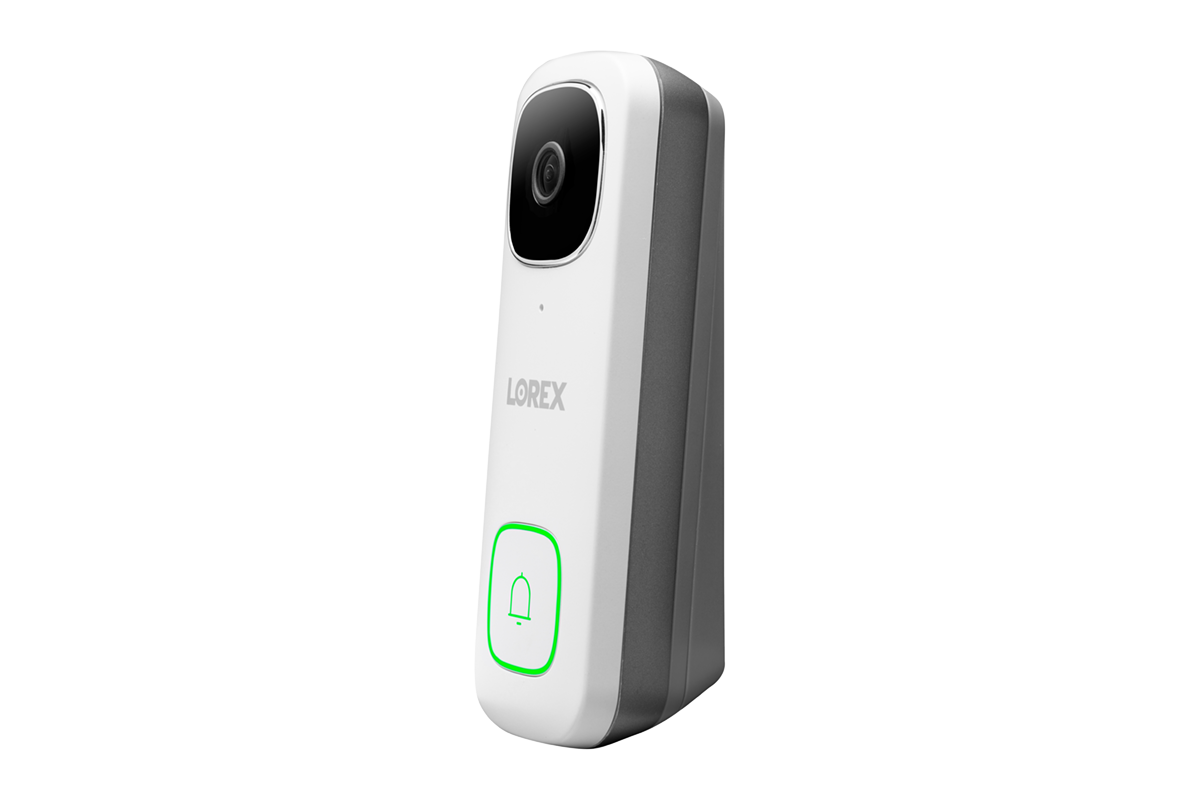 Lorex 2K Wi-Fi Video Doorbell (Wired, 32GB, Cloud-Enabled)