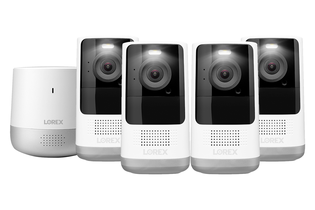 Lorex Classic Wire-Free Security System with Four 2K Battery-Operated Cameras