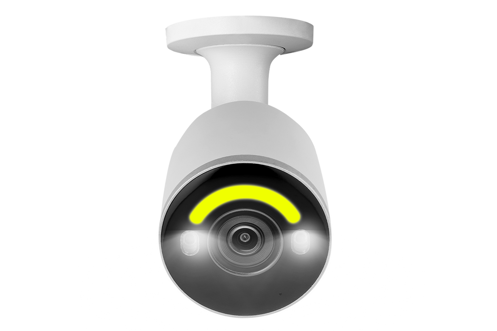 Lorex H Series H14 4K IP Wired Bullet Security Camera with Smart Security Lighting and Smart Motion Detection