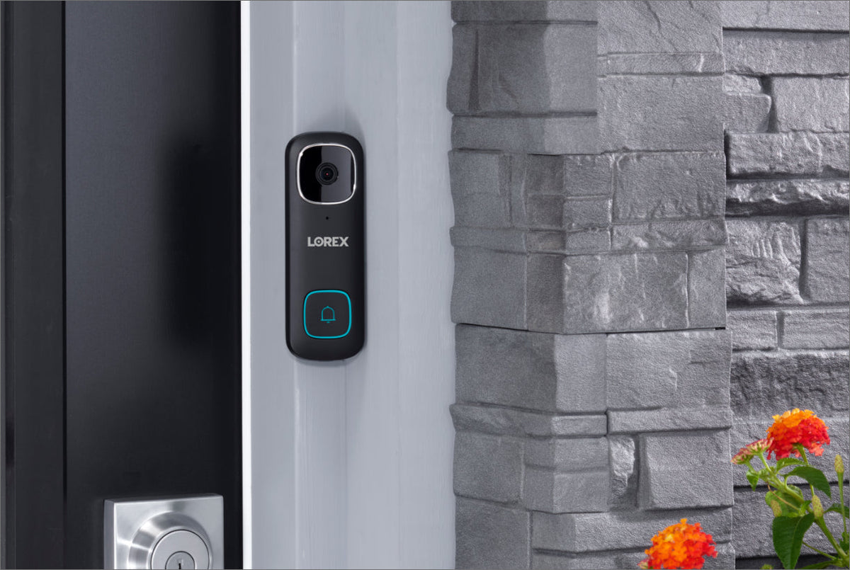 Lorex 2K Wi-Fi Video Doorbell (Wired, 32GB, Cloud-Enabled)