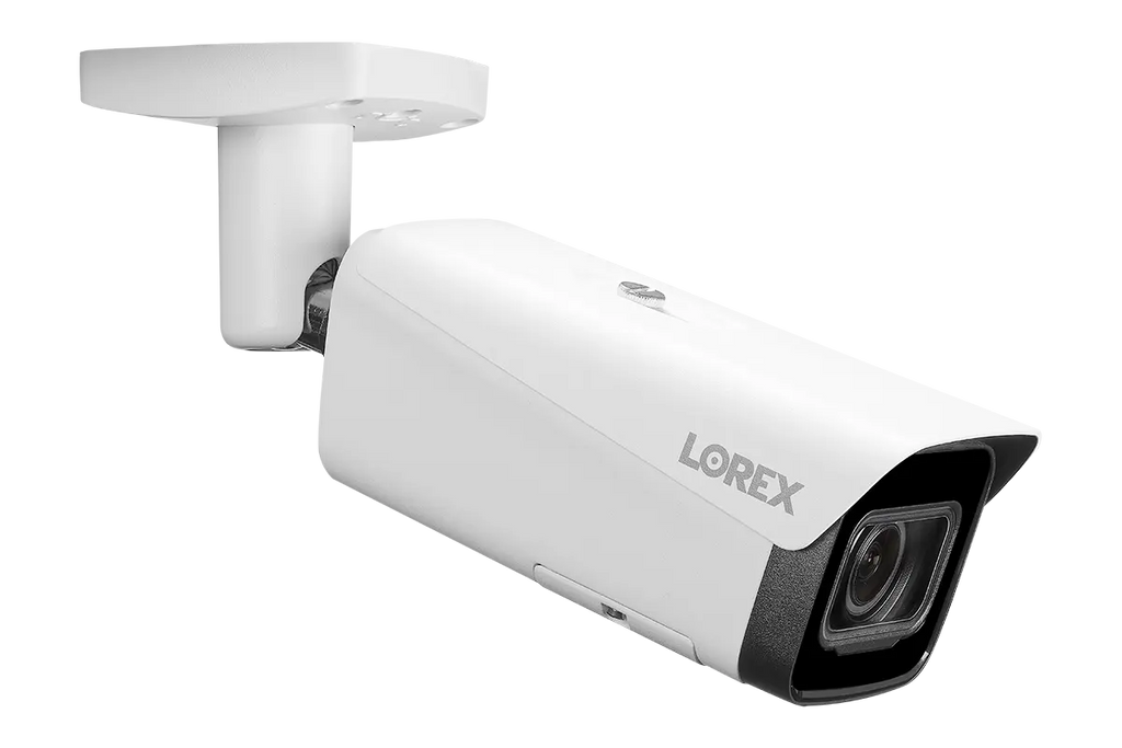 Lorex Nocturnal Series N4 4K IP Wired Bullet Security Camera with Motorized Varifocal Lens, Real-Time 30FPS Recording and IK10 Vandal Proof