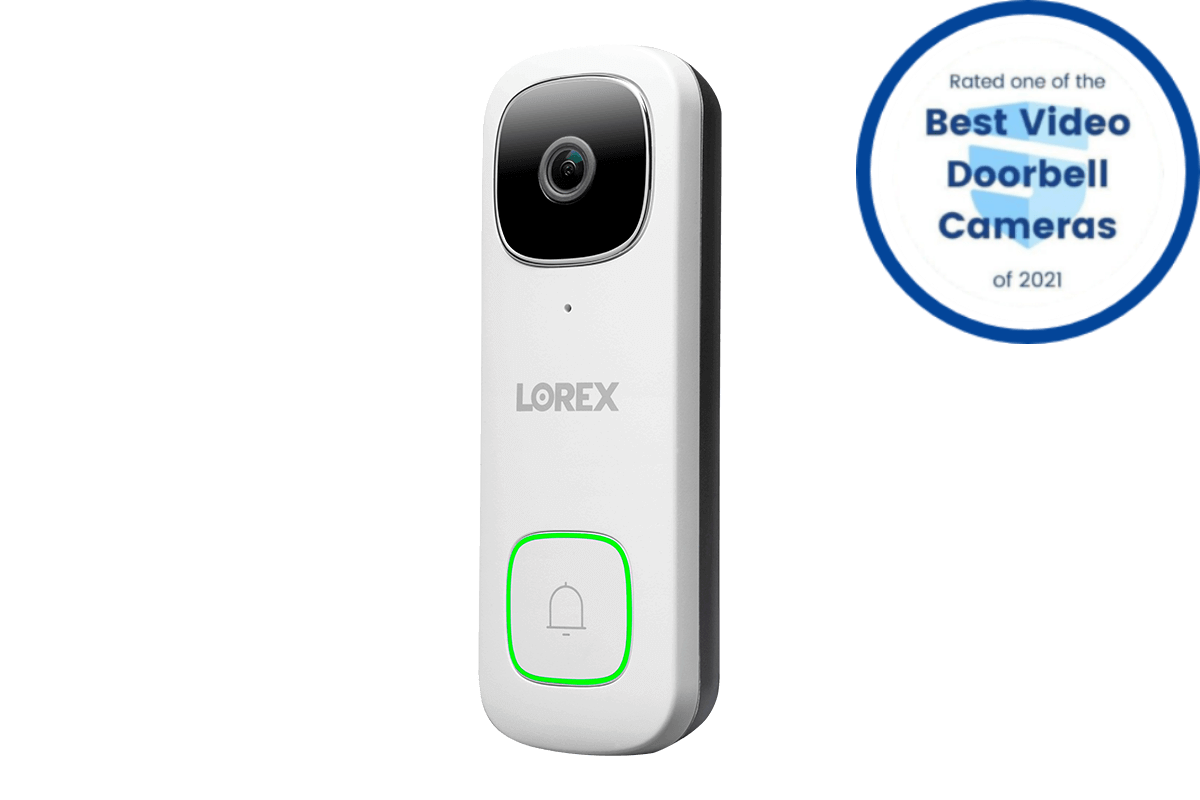 Lorex 2K Wire-Free Security System with Battery-Operated Cameras and 2K Wi-Fi Video Doorbell