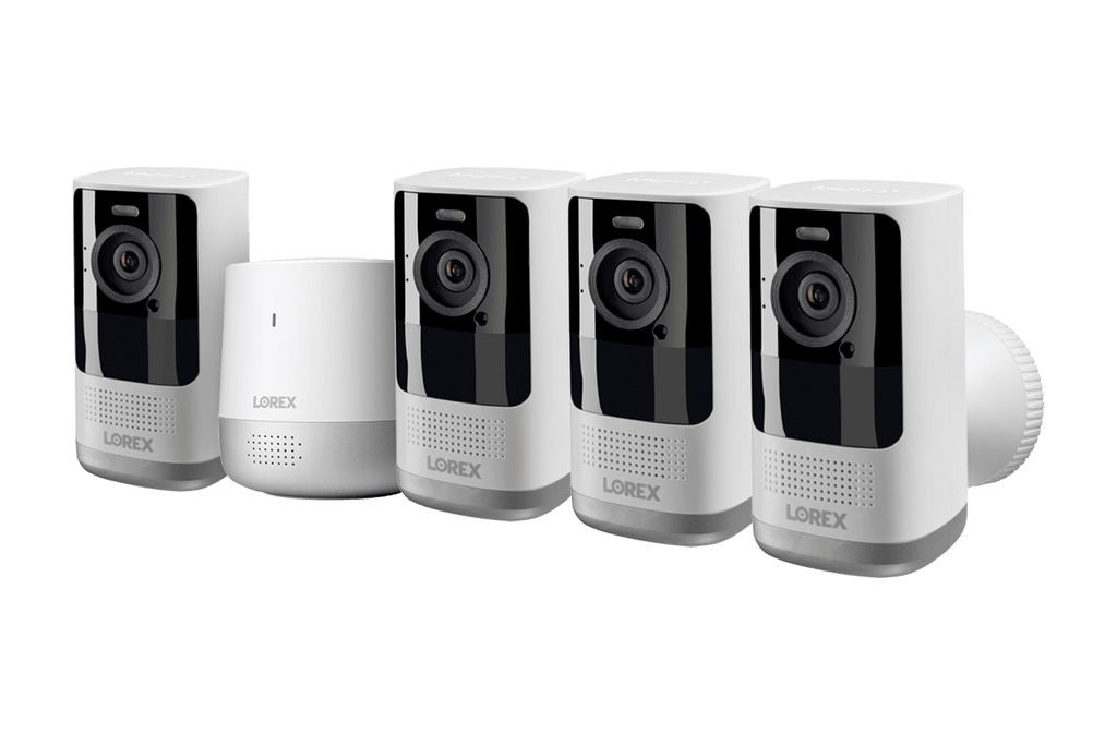 Lorex Classic Wire-Free Security System with Four 2K Battery-Operated Cameras