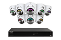 Lorex Fusion Series 4K 16 Camera Capable (Wired or Fusion Wi-Fi) 4TB Wired NVR System with H16 IP Dome Cameras