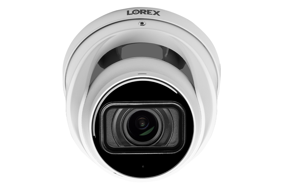 Lorex Nocturnal Series N4 - 4K IP Wired Dome Security Camera with Motorized Varifocal Lens, Real-Time 30FPS Recording and IK10 Vandal Proof