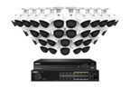 Lorex Elite Series NVR with A4 4MP (2K) IP Bullet Cameras - 4K 32-Channel 8TB Wired System