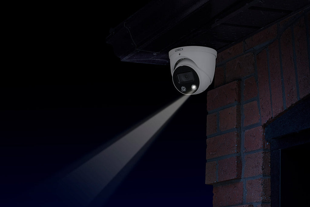 Lorex Halo Series H13 4K IP Wired Dome Security Camera with Smart Deterrence and Smart Motion Detection