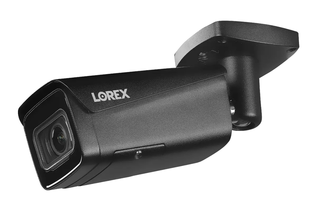 Lorex Nocturnal Series N4 4K IP Wired Bullet Security Camera with Motorized Varifocal Lens, Real-Time 30FPS Recording and IK10 Vandal Proof
