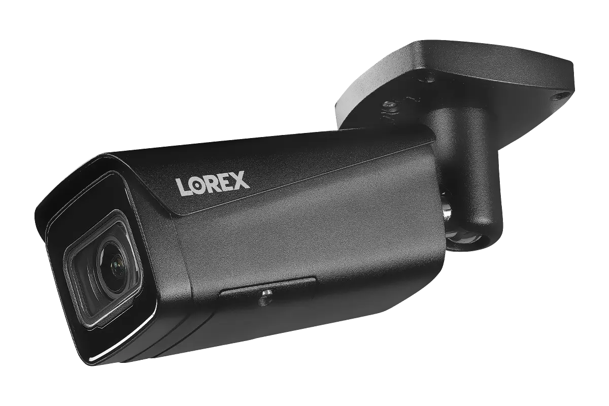 Lorex Nocturnal Series N4 4K IP Wired Bullet Security Camera with Motorized Varifocal Lens, Real-Time 30FPS Recording and IK10 Vandal Proof