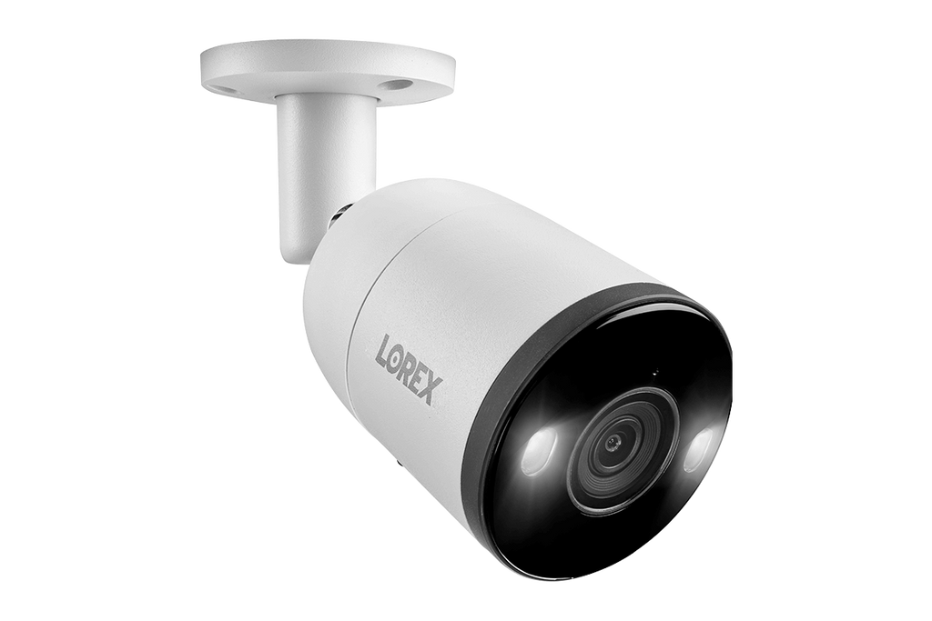 Lorex Halo Series H13 4K IP Wired Bullet Security Camera with Smart Deterrence and Smart Motion Detection