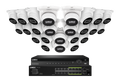 Lorex Elite Series NVR with A4 4MP (2K) IP Turret Cameras - 4K 32-Channel 8TB Wired System