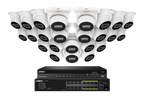 Lorex Elite Series NVR with A4 4MP (2K) IP Turret Cameras - 4K 32-Channel 8TB Wired System