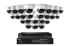 Lorex Elite Series NVR with A4 4MP (2K) IP Dome Cameras - 4K 32-Channel 8TB Wired System