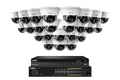 Lorex Elite Series NVR with A4 4MP (2K) IP Dome Cameras - 4K 32-Channel 8TB Wired System
