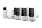 Lorex 2K Wire-Free Security System with Battery-Operated Cameras and 2K Wi-Fi Video Doorbell