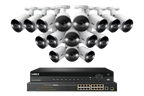 Lorex Elite Series NVR with IP Bullet Cameras - 4K 32-Channel 8TB Wired System