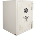 Barska Keypad Fireproof Jewelry Safe – Satin White (AX13614)