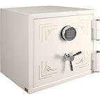 Barska Keypad Fireproof Jewelry Safe – Satin White (AX13616)