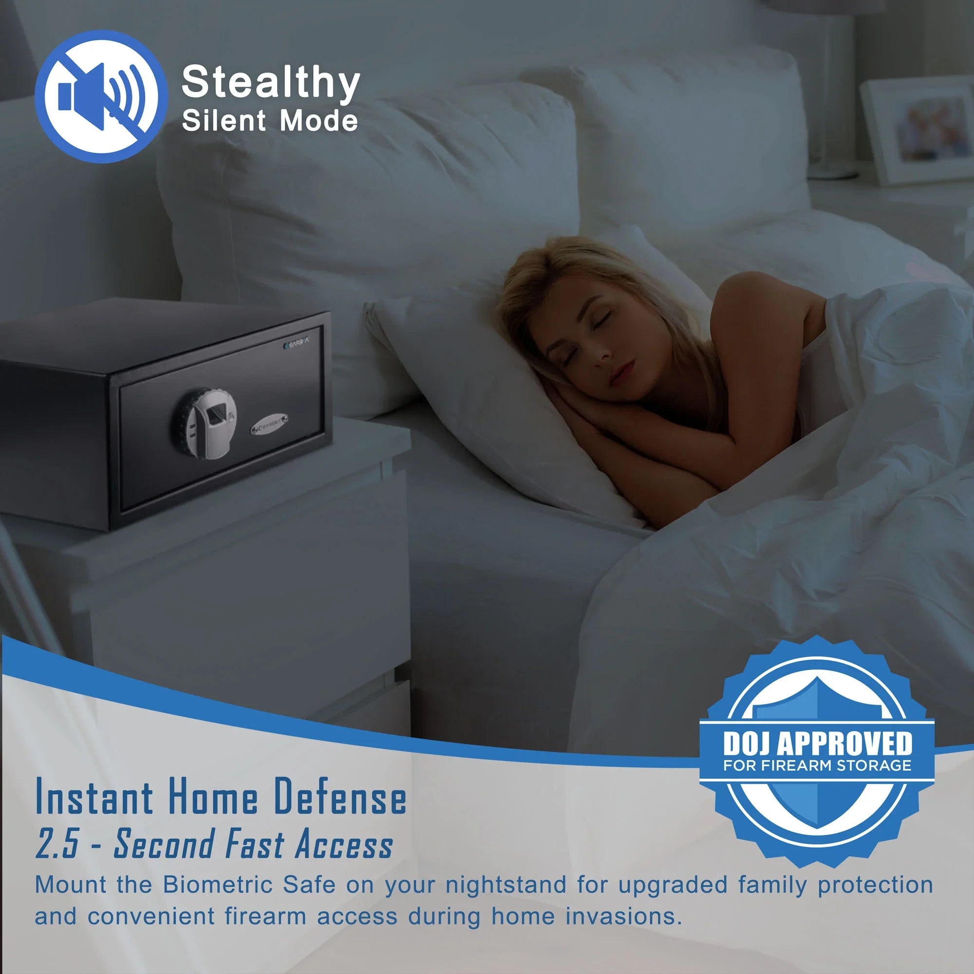 Barska 0.79 Cu. ft Biometric Security Safe | AX11224