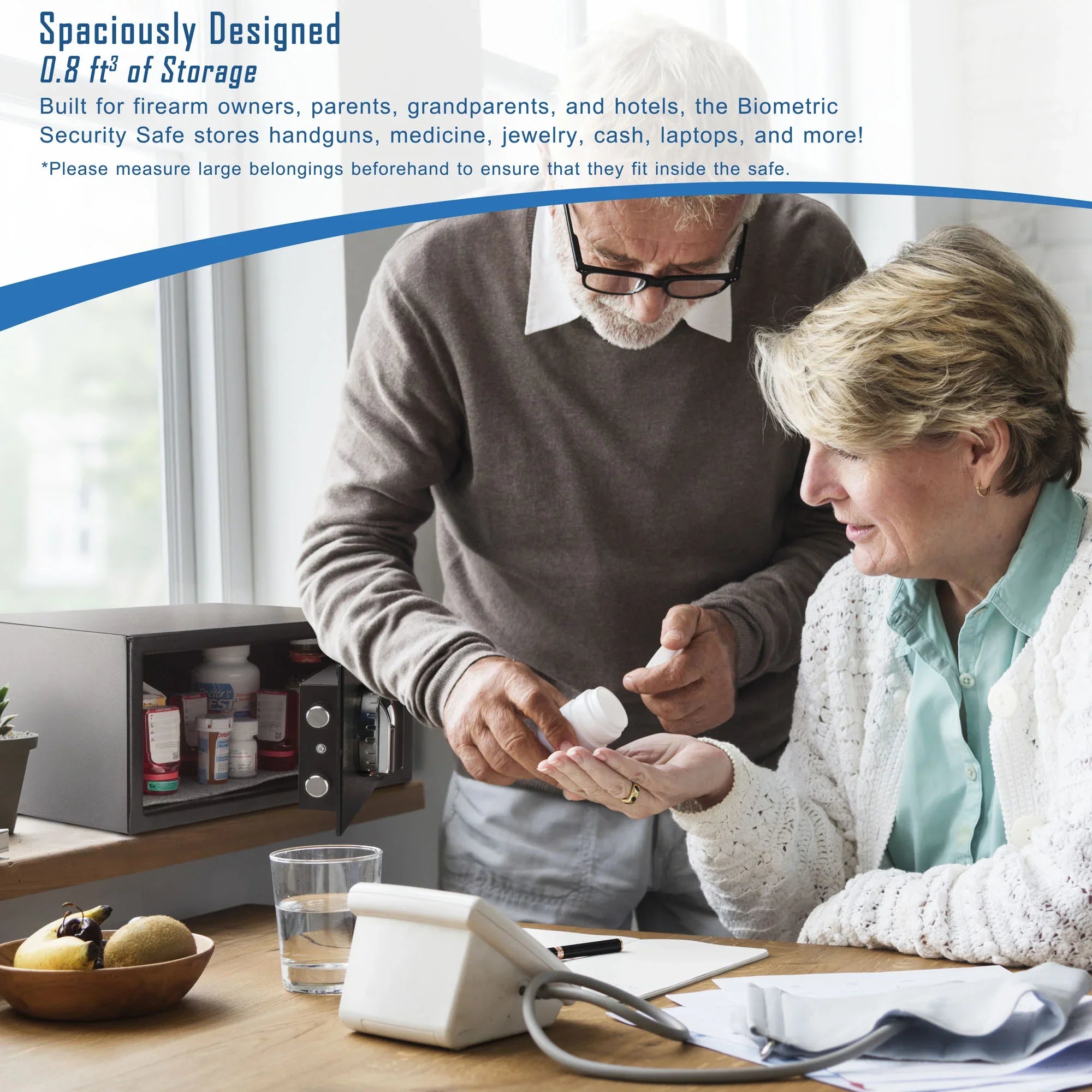 Barska 0.79 Cu. ft Biometric Security Safe | AX11224