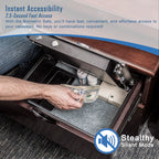 Barska 0.23 Cu. ft Top Opening Biometric Security Safe | AX11556