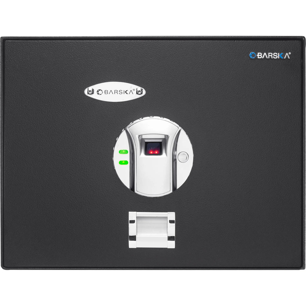 Barska 0.23 Cu. ft Top Opening Biometric Security Safe | AX11556