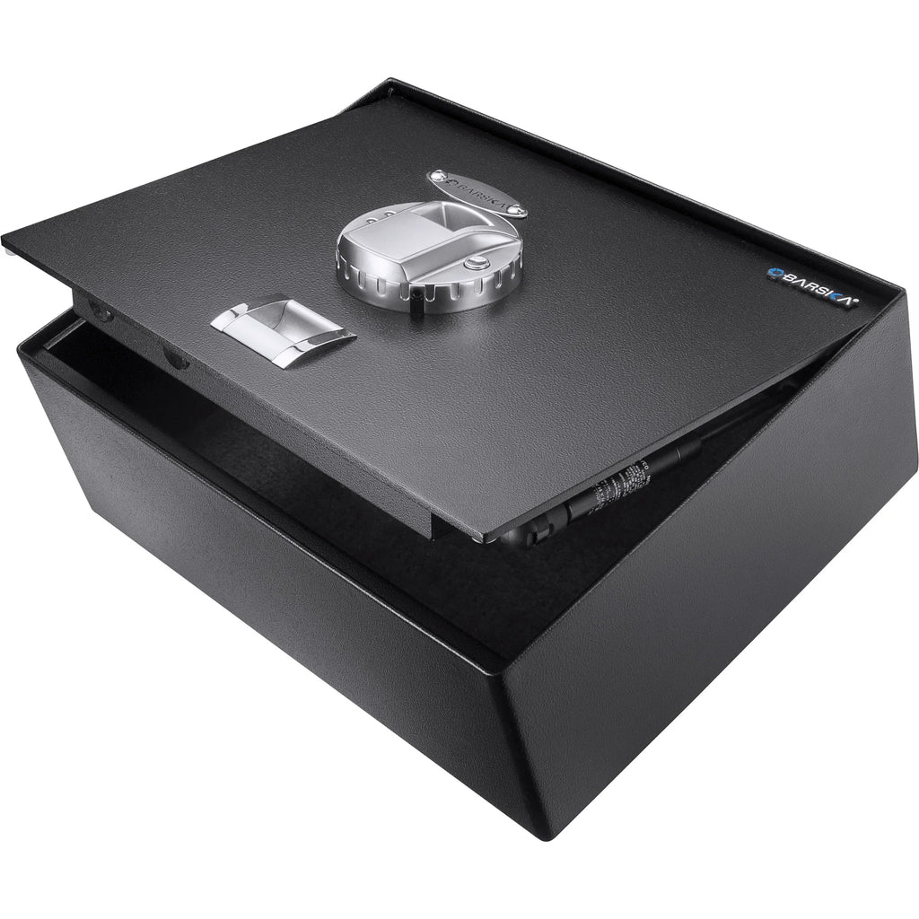 Barska 0.23 Cu. ft Top Opening Biometric Security Safe | AX11556