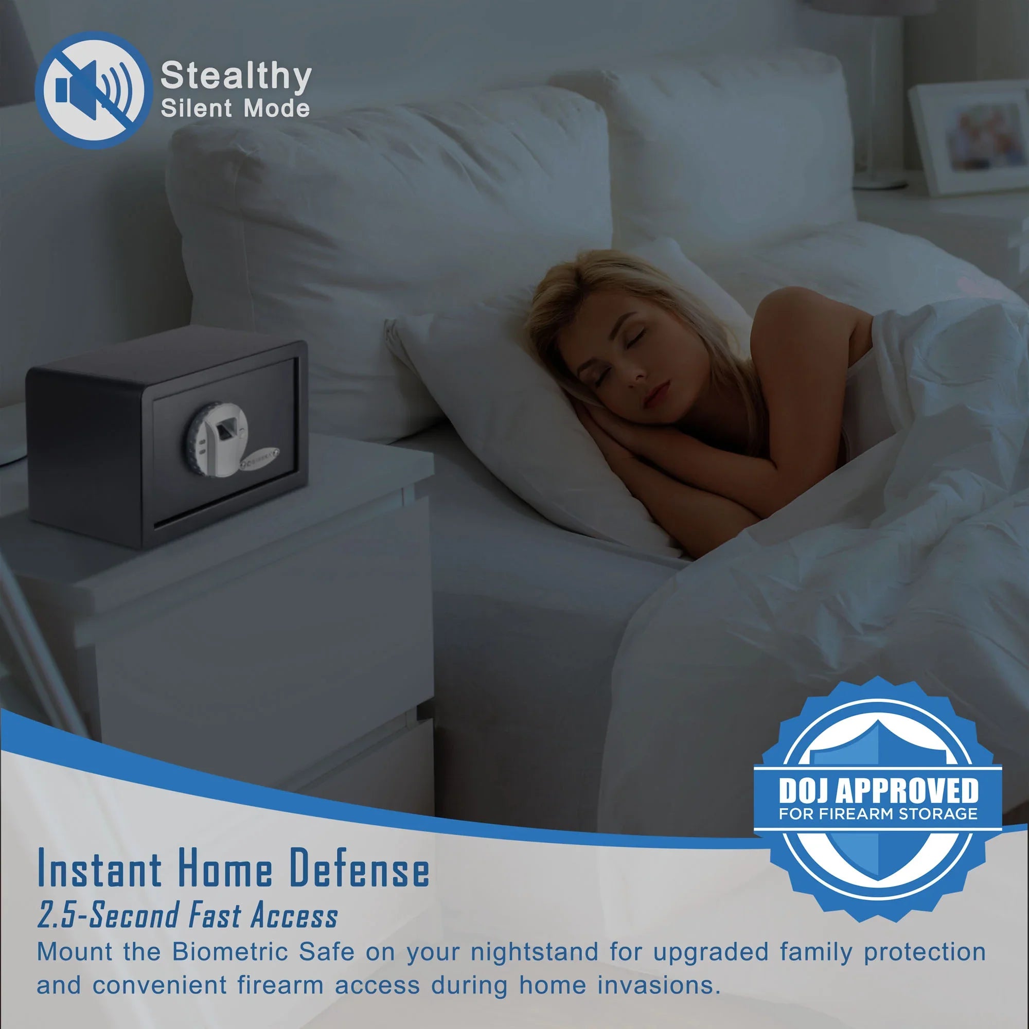 Barska 0.29 Cu. ft Biometric Security Safe | AX11620