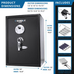 Barska 1.45 Cu. ft Biometric Security Safe | AX11650