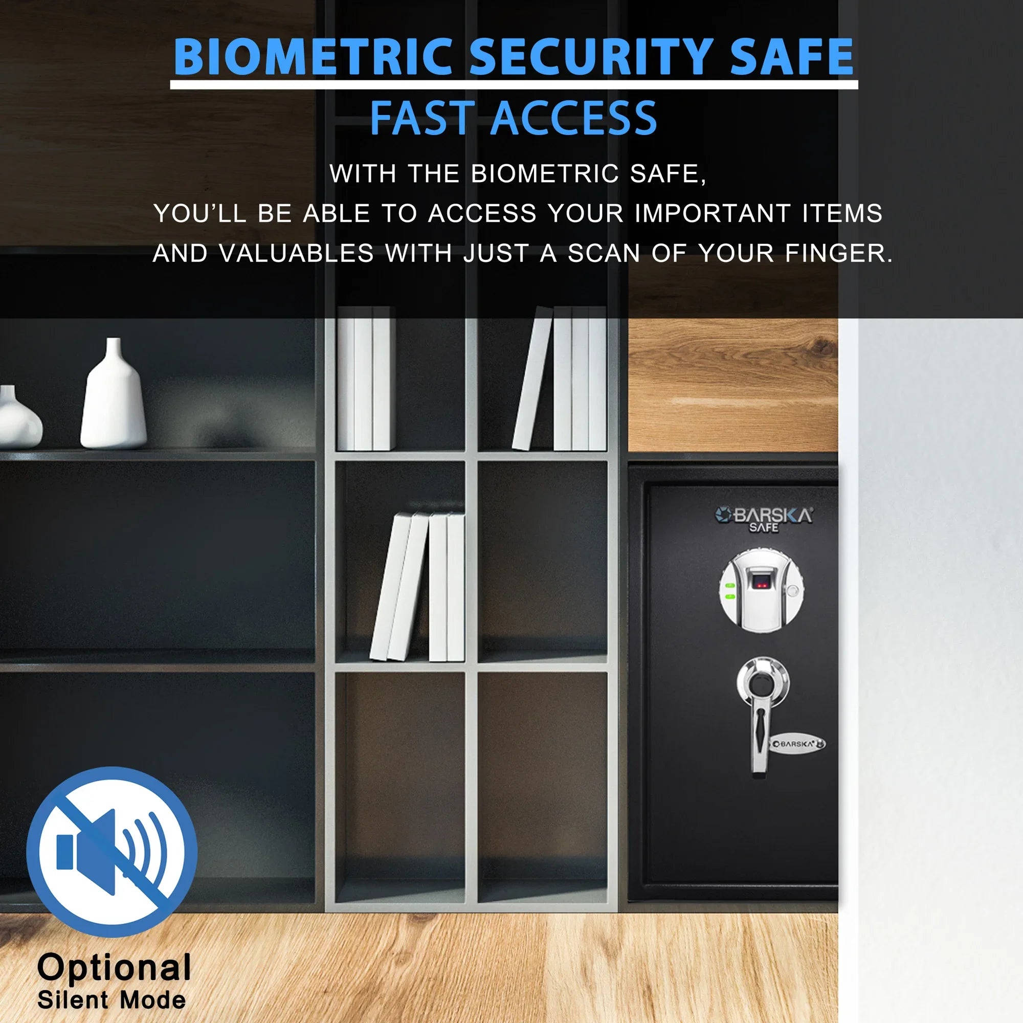 Barska 1.45 Cu. ft Biometric Security Safe | AX11650