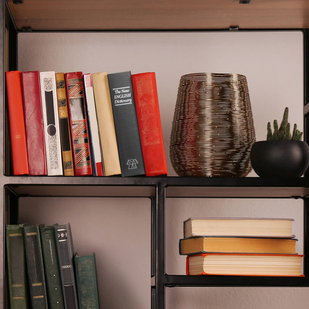 Barska Dictionary Book Lock Box with Key Lock, Black | AX11680