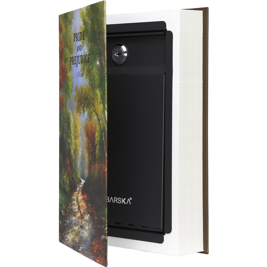 Barska Real Paper Book Lock Box with Key Lock | AX11682