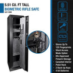 Barska 12-Rifle Biometric Safe (5.52 cu. ft.)(AX11898)