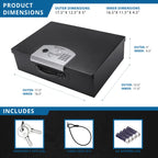 Barska Digital Portable Keypad Safe | AX11910