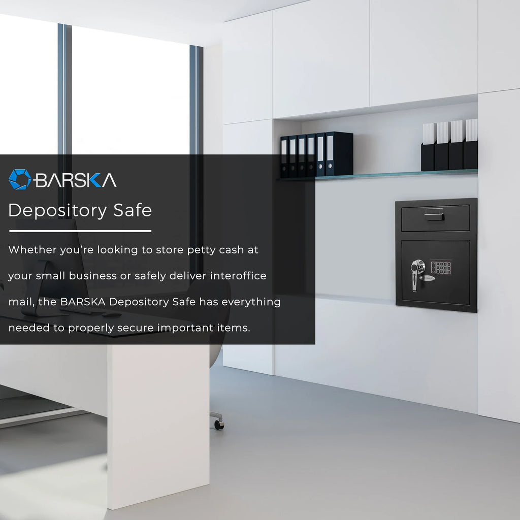 Barska 1.1 Cu. ft Keypad Depository Safe | AX11930