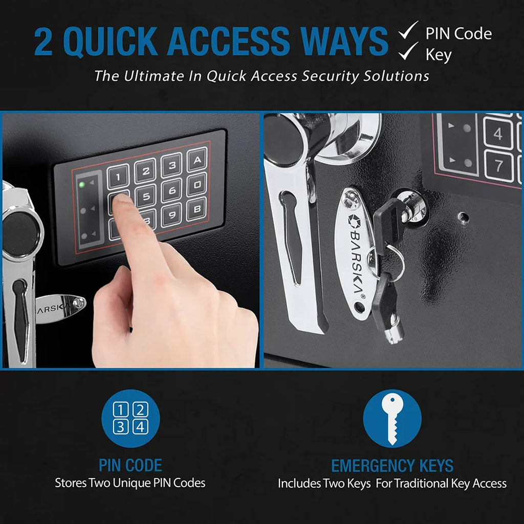 Barska 0.72 Cu. ft Keypad Depository Safe | AX11932