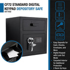 Barska 0.72 Cu. ft Keypad Depository Safe | AX11932