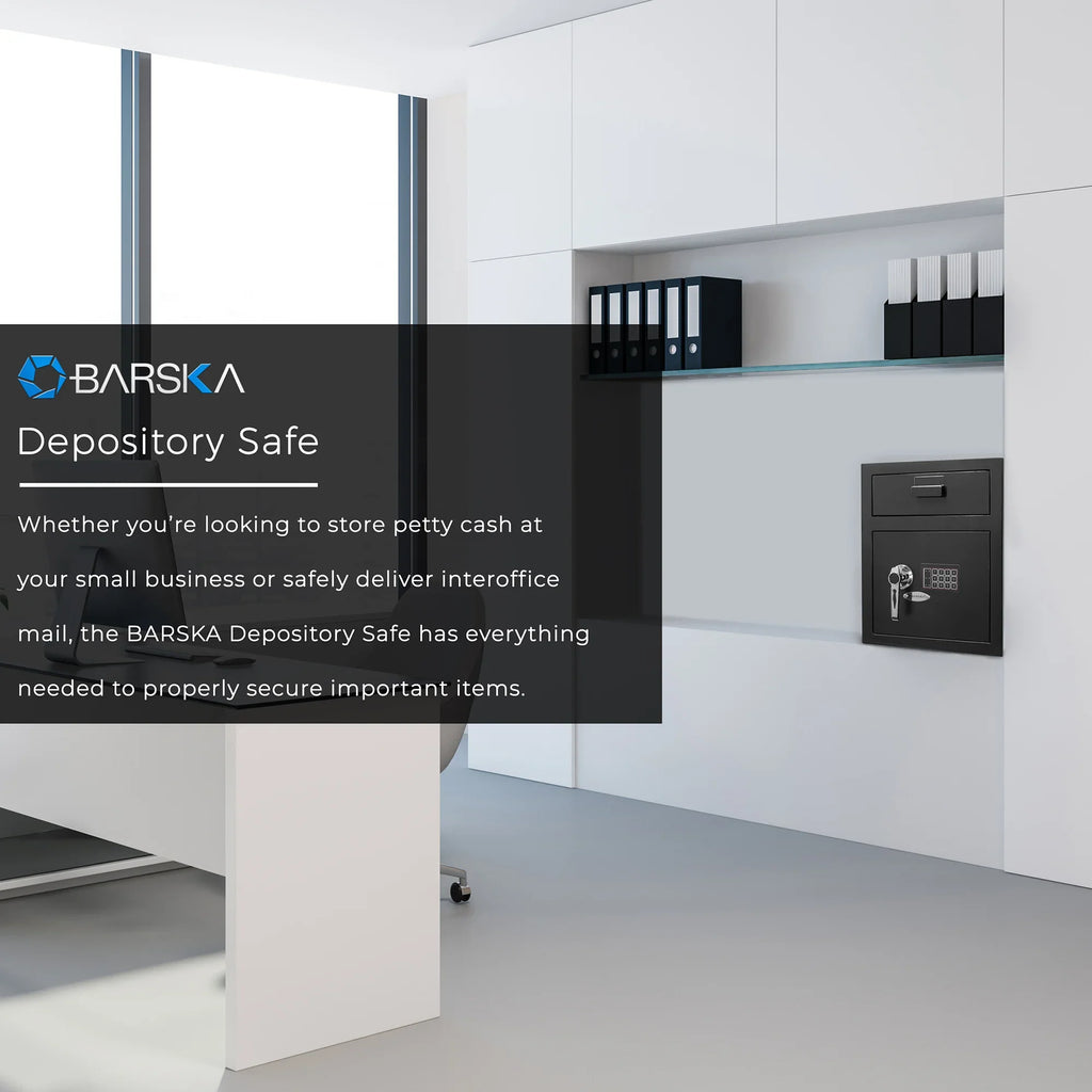 Barska 0.72 Cu. ft Keypad Depository Safe | AX11932