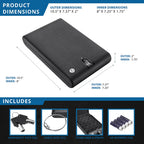 Barska Portable Biometric Compact Lock Box | AX11970
