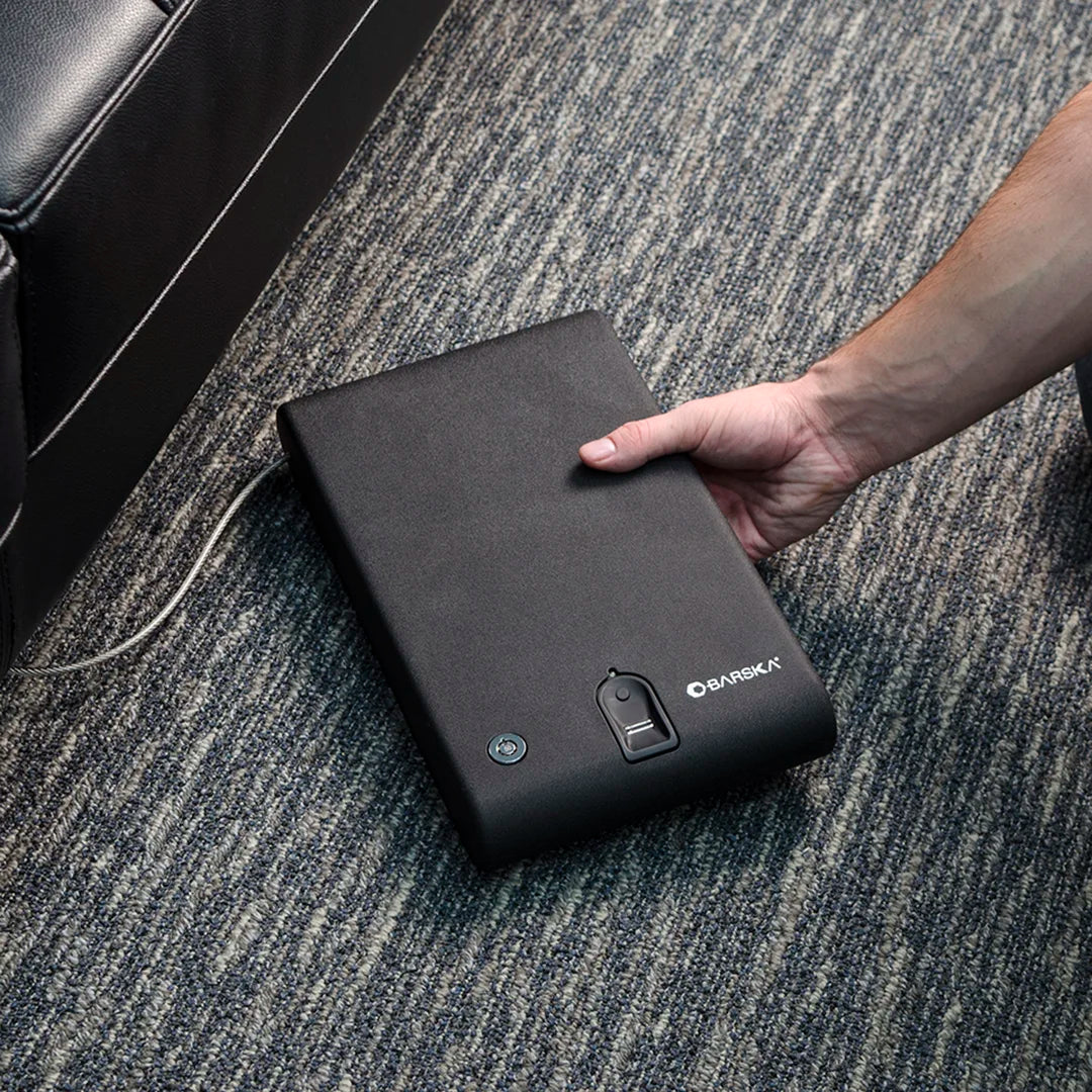 Barska Portable Biometric Compact Lock Box | AX11970