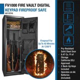 Barska FireVault Digital Keypad Rifle Safe (AX12216)