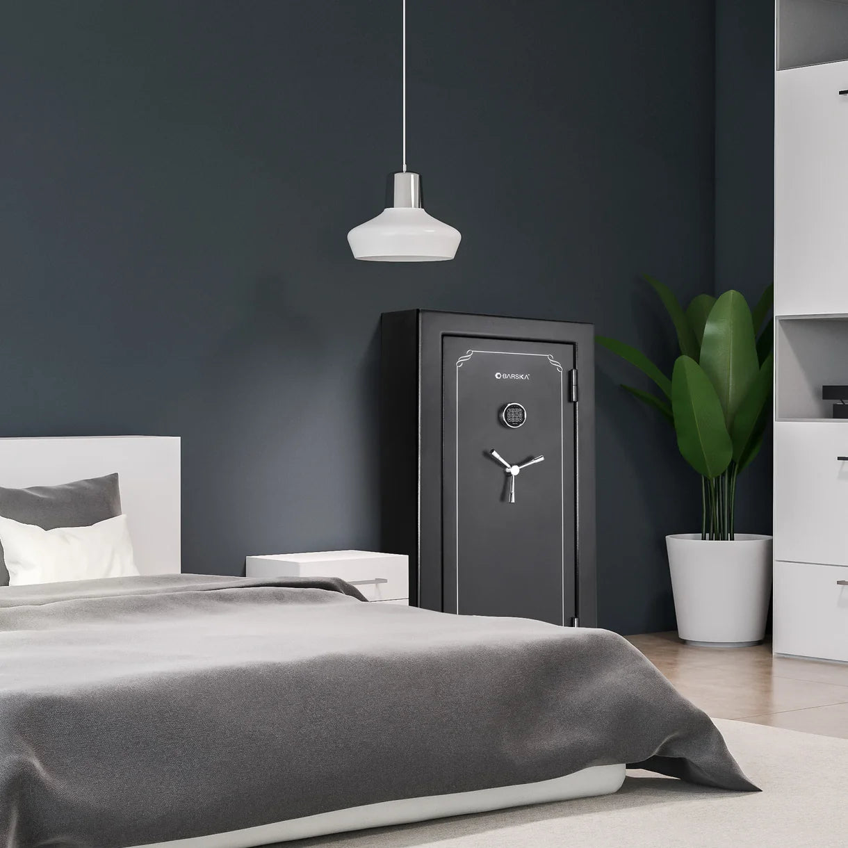 Barska FireVault FV2000 Fireproof 30-Gun Digital Keypad Rifle Safe (AX12218)