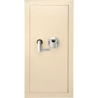 Barska Large Beige Biometric Wall Safe, Right Opening  AX12408 | Left Opening AX12880